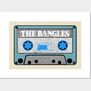 the bangles blue cassette Posters and Art